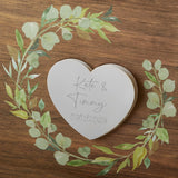 Rustic Brown Wood Card Box - Updated