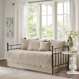 6 Piece Scalloped Edge Daybed Cover Set