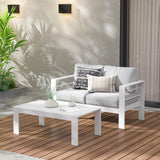 Aluminum Outdoor Furniture Patio Coffee Table