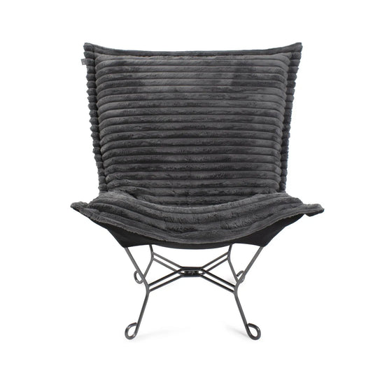 Puff Chair Shar Pei Charcoal/Black