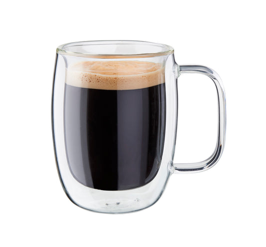 ZWILLING Sorrento Plus 2-pc Double-Wall Glass Double Espresso Mug Set