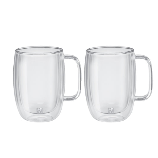 ZWILLING Sorrento Plus 2-pc Double-Wall Glass Latte Mug Set