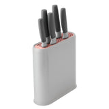 BergHOFF Leo 6Pc Stainless Steel Cutlery Set with Block, Gray