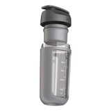 BergHOFF Leo Protein Shaker Bottle With Powder Compartment, 16.9oz., Grey
