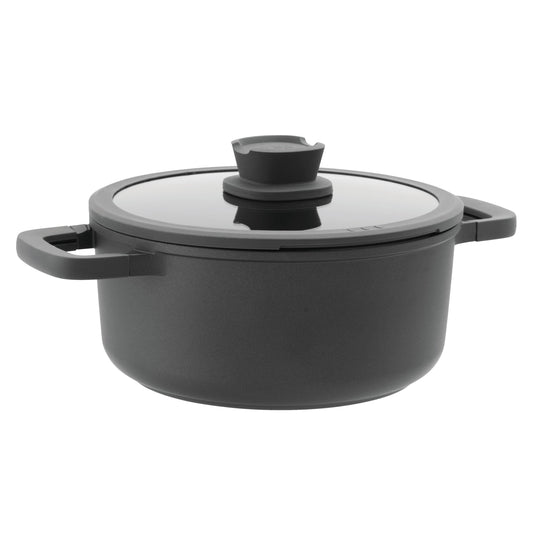BergHOFF Stone 10" Non-stick Stockpot 4.6Qt., Glass Lid
