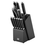 BergHOFF Leo Graphite Stainless Steel 13Pc Knife Block Set
