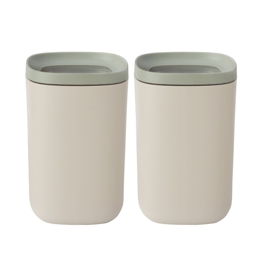 BergHOFF Balance 2Pc Large Covered Food Container Set 1.4qt., Recycled Material