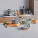 BergHOFF Balance Nonstick Ceramic Frying Pan 8", Recycled Aluminum, Moonmist