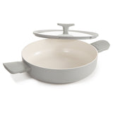 BergHOFF Balance Nonstick Ceramic Sauté Pan 10.25", 3.1qt. With Glass Lid, Recycled Aluminum, Moonmist