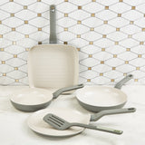BergHOFF Leo Balance 5Pc Nonstick Ceramic Frying Pan Set with Turner