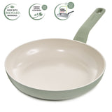 BergHOFF Balance Nonstick Ceramic Frying Pan 9.5", Recycled Aluminum, Sage