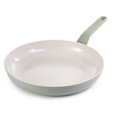 BergHOFF Balance Nonstick Ceramic Frying Pan 11", Recycled Aluminum, Sage