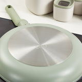 BergHOFF Balance Nonstick Ceramic Frying Pan 11", Recycled Aluminum, Sage