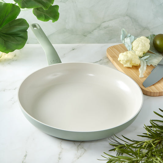 BergHOFF Balance Nonstick Ceramic Frying Pan 12", Recycled Aluminum, Sage