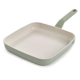 BergHOFF Balance Nonstick Ceramic Grill Pan 10", Recycled Aluminum, Sage