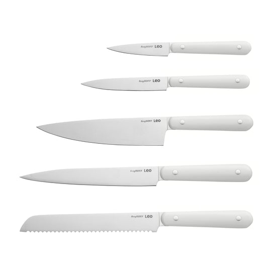 BergHOFF Leo Spirit Stainless Steel 5Pc Complete Knife Set