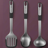 BergHOFF Leo Graphite Stainless Steel 3Pc Utensil Set, Recycled Material