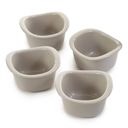 BergHOFF Balance Stone 4Pc Ramekin Set 3.5", 10oz., Moonmist