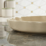 BergHOFF Balance Stone Rippled Pie Dish 11", 1.59qt., Moonbeam