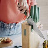 BergHOFF Leo Forest Stainless Steel 3Pc Advanced Knife Set, Recycled Material