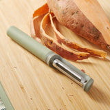 BergHOFF Balance Stainless Steel Straight Peeler 6.75", Recycled Material