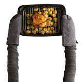 BergHOFF Leo Graphite Nonstick Recycled Cast Aluminum Roaster with Removable Rack 16.5" X 11" X 2.75"