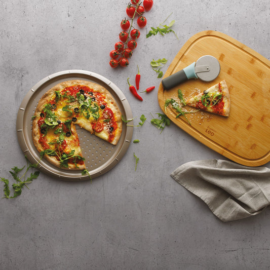 BergHOFF Balance Nonstick Carbon Steel Perforated Pizza Pan 12.5"
