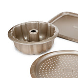 BergHOFF Balance Nonstick Carbon Steel Fluted Cake Pan 10.25"