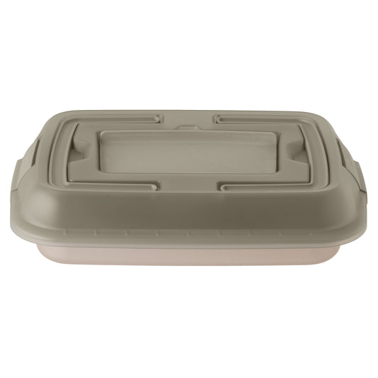 BergHOFF Balance Nonstick Carbon Steel Covered Cake Pan 15" with Slicer