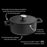 BergHOFF Leo Phantom Nonstick Ceramic 10" Stockpot 5.8qt., Recycled
