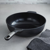BergHOFF Leo Phantom Nonstick Ceramic 11" Wok Pan 4.6qt., Recycled