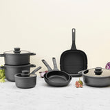 BergHOFF Leo Stone+ Aluminum Nonstick Ceramic Fry Pan 10", Recycled