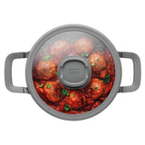 BergHOFF Leo Stone+ Nonstick Ceramic 8" Stockpot 3qt., Recycled