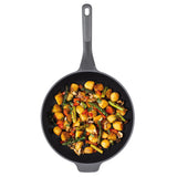 BergHOFF Leo Stone+ Nonstick Ceramic 12" Wok Pan 5.3qt., Recycled