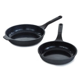 BergHOFF Leo Stone+ 2pc Nonstick Ceramic Fry Pan Set, Recycled