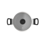 BergHOFF Leo Glints Nonstick Recycled Aluminum Stockpot 8", 3qt. With Glass Lid