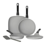 BergHOFF Leo Glints 5Pc Ceramic Nonstick Cookware Set, Spirit