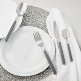 BergHOFF Leo Balance Stainless Steel 24Pc Flatware Set, Moonmist