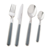 BergHOFF Leo Balance Stainless Steel 24Pc Flatware Set, Moonmist