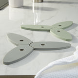 BergHOFF Leo Balance Silicone Foldable and Magnetic Trivet 9.5", Moonmist