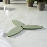 BergHOFF Leo Balance Silicone Foldable and Magnetic Trivet 9.5", Sage