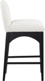 Waldorf Boucle Fabric Counter Stool – Elegant Solid Ash Wood Design for Stylish Dining Spaces