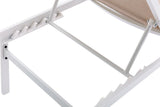 Santorini Outdoor Patio Chaise Lounge Chair – Adjustable Comfort for Relaxation and Sunbathing