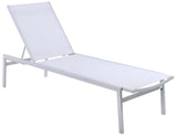 Santorini Outdoor Patio Chaise Lounge Chair – Adjustable Comfort for Relaxation and Sunbathing