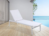 Santorini Outdoor Patio Chaise Lounge Chair – Adjustable Comfort for Relaxation and Sunbathing
