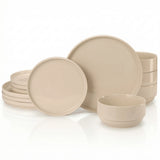 Kook 12-Piece Ceramic Dinnerware Set for 4