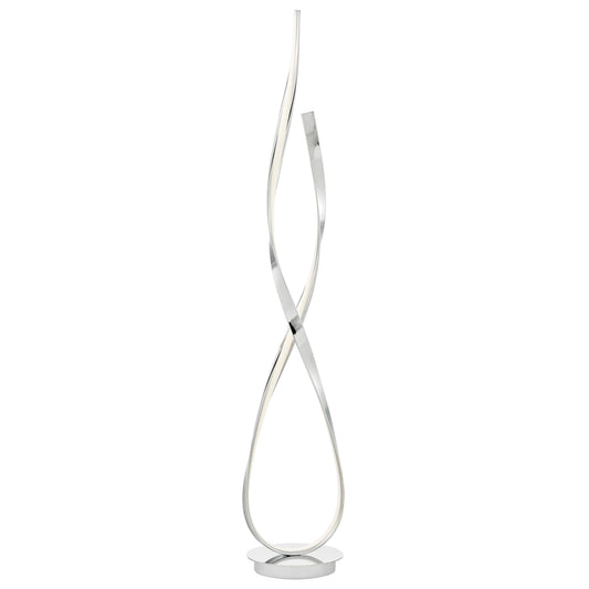 Vienna LED 55" Tall Floor Lamp // Chrome