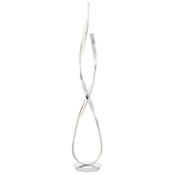 Vienna LED 55" Tall Floor Lamp // Chrome