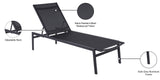 Santorini Outdoor Patio Chaise Lounge Chair – Adjustable Comfort for Relaxation and Sunbathing