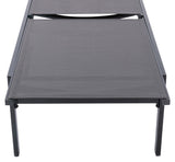 Santorini Outdoor Patio Chaise Lounge Chair – Adjustable Comfort for Relaxation and Sunbathing